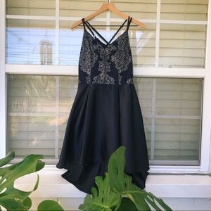 Navy blue homecoming dress